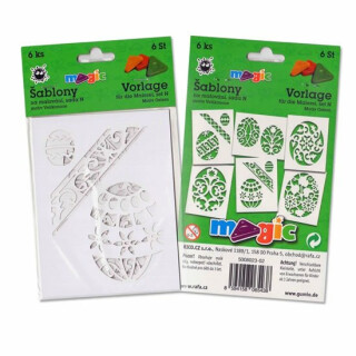 MAGIC papírové šablony na malování VELIKONOCE - neuveden