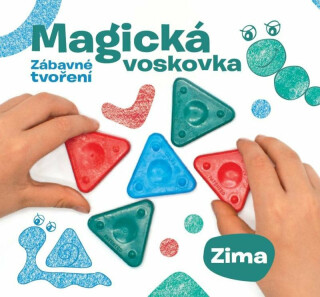 Magická voskovka sada - Zima (knížka, voskovky, výseky) - neuveden