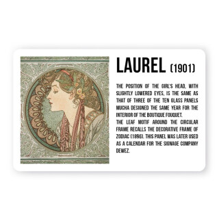 Magnet Alfons Mucha - Laurel - neuveden