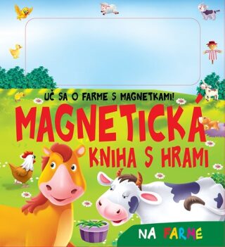 Magnetická kniha s hrami - Na farme - 