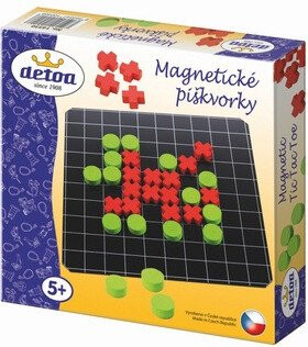 Magnetické piškvorky dřevo - společenská hra - neuveden