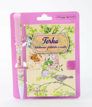 Magnetický bloček s propiskou TERKA - neuveden