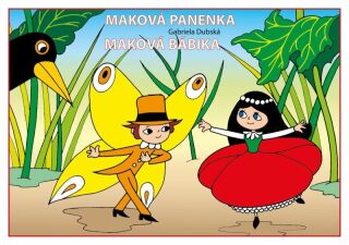 Maková panenka - omalovánka - Gabriela Dubská