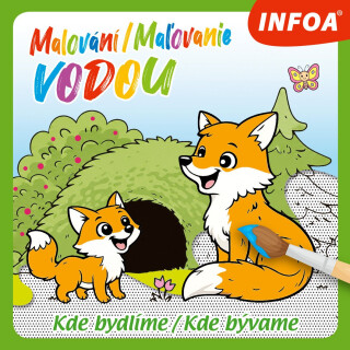 Malování / Maľovanie vodou - Kde bydlíme / Kde bývame - 