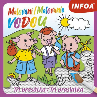 Malování / Ma?ovanie vodou - Tři prasátky - neuveden