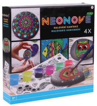 Malování kamínků Neonové - neuveden