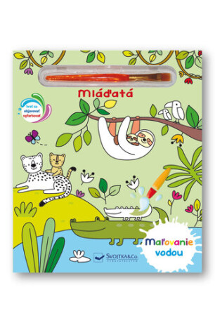 Maľovanie vodou Mláďatá - 
