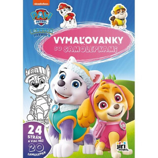Maľovanky A4 so samolepkami Labková patrola - 