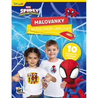 Maľovanky s nažehľovacími obrázkami Spidey - 