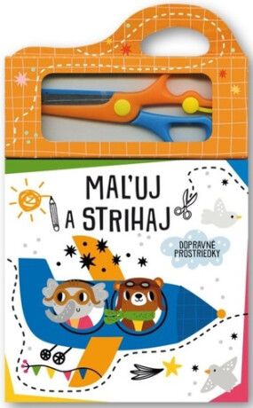 Maľuj a strihaj Dopravné prostriedky - 