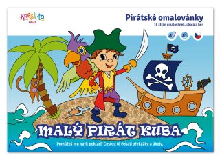 Malý pirát Kuba - Pirátské omalovánky - 