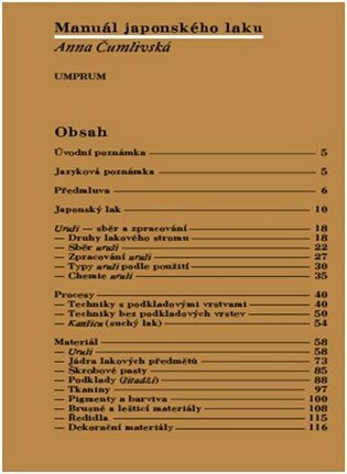 Manuál japonského laku - Anna Čumlivská