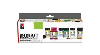 Marabu akrylová barva Decormattsada 6 x 15 ml (poškozené) - neuveden