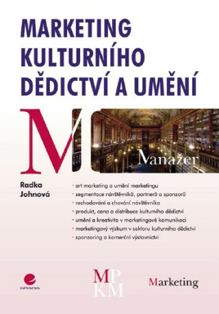 Marketing kulturního dědictví a umění - Radka Johnová