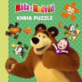 Máša a Medvěd Kniha puzzle 30 dílků - autora nemá