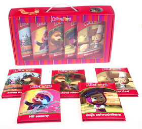 Máša a medvěd Kufřík plný příběhů 1-5 BOX - autora nemá