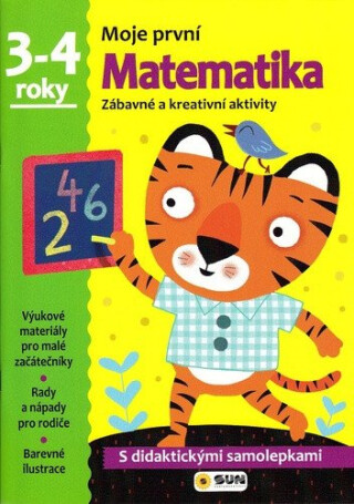 Moje pvní Matematika 3-4 ROKY samolepky - neuveden