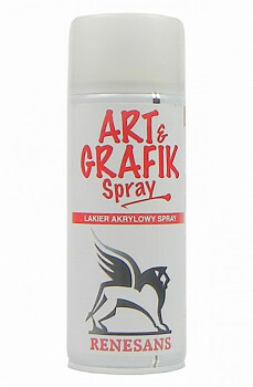 Matný akrylový lak ve spreji Renesans 400ml - 