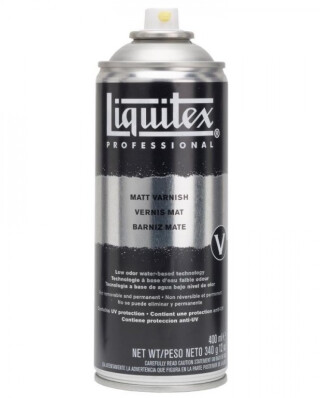 Matný lak pro akryl Liquitex ve spreji 400ml - 