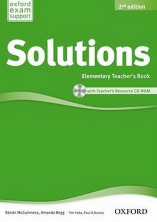 Maturita Solutions Elementary Teacher´s Book with Teacher´s Resource CD-ROM (2nd) - Rónán McGuinness
