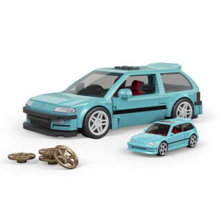 MBS HOT WHEELS SPEED SERIES - CUSTOM´90 HONDA CIVIC EF - Hot Wheels (JHF62) - 