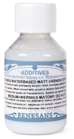 Medium a matný lak pro akryl Renesans 100ml - 