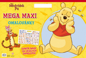 Medvídek Pú Mega maxi omalovánky - 