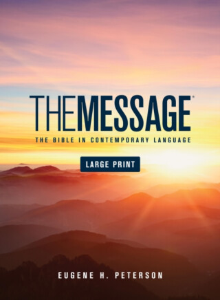 The Message Large Print (Hardcover) - Eugene H. Peterson