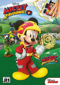 Mickey a závodníci - Omalovánky A5+ - neuveden