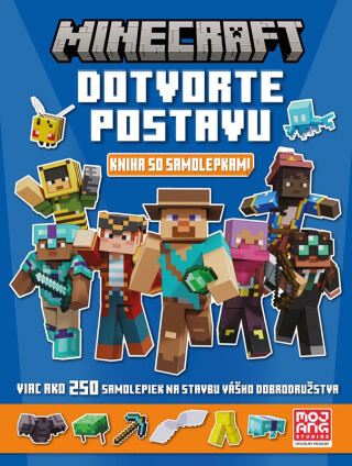 Minecraft - Dotvorte postavu - Kniha so samolepkami - 