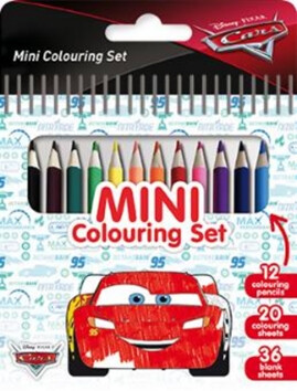 Auta - Mini set s pastelkami (Defekt) - neuveden