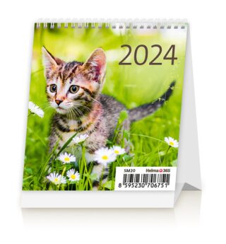 Kalendář stolní 2024 - Mini Kittens - neuveden