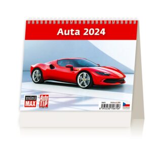 MiniMax Auta - stolní kalendář 2024 - neuveden