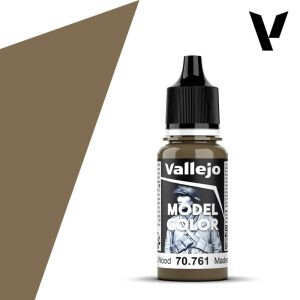 Modelářská barva Vallejo 18ml – 761 Old Wood - 