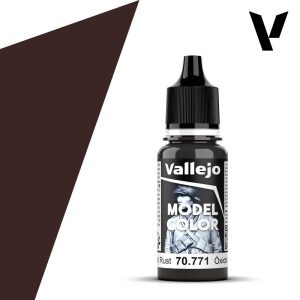 Modelářská barva Vallejo 18ml – 771 Dark Rust - 