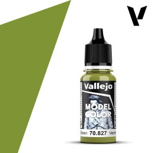 Modelářská barva Vallejo 18ml – 827 Lime Green - 