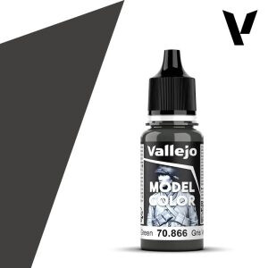 Modelářská barva Vallejo 18ml – 866 Grey Green - 