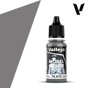 Modelářská barva Vallejo 18ml – 870 Medium Sea Grey - 