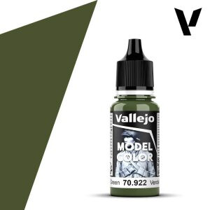 Modelářská barva Vallejo 18ml – 922 Uniform Green - 