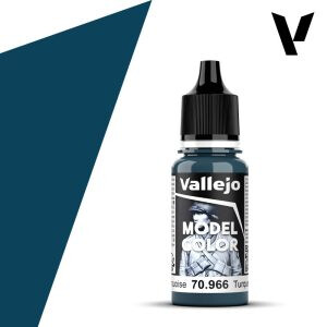 Modelářská barva Vallejo 18ml – 966 Turquoise - 