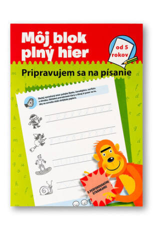 Môj blok plný hier Pripravujem sa na písanie - 
