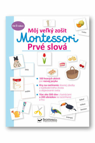 Môj veľký zošit Montessori Prvé slová - 