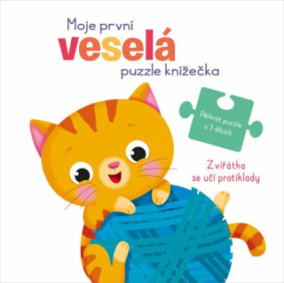 Moje první veselá puzzle knížečka Zvířátka se učí protiklady - neuveden