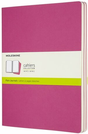 Moleskine Sešity 3 ks růžové XL, čisté - neuveden