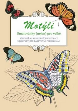 Motýli - omalovánky (nejen) pro velké - Peter Lindmark