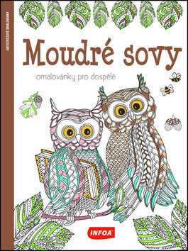 Moudré sovy - Omalovánky pro dospělé - neuveden