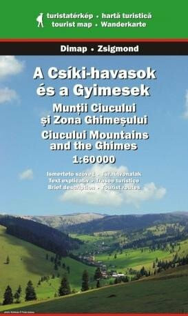 Munti Ciue/mapa turist. 1:50 000 Dimap / turistická mapa - neuveden