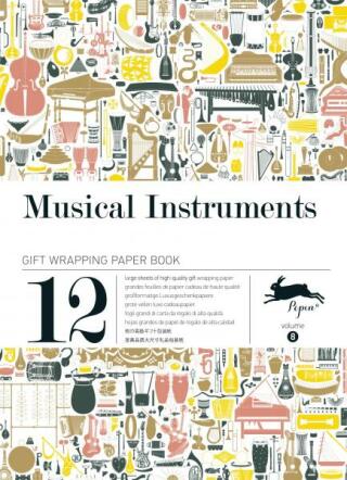 Musical Instruments (Gift Wrapping Paper Book) - Pepin van Roojen