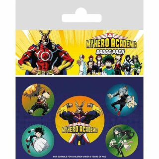 My Hero Academia - set odznaků - neuveden