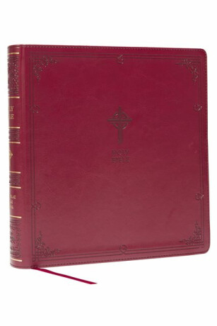 NABRE XL, Catholic Edition, Leathersoft, Burgundy, Comfort Print - Catholic Bible Press